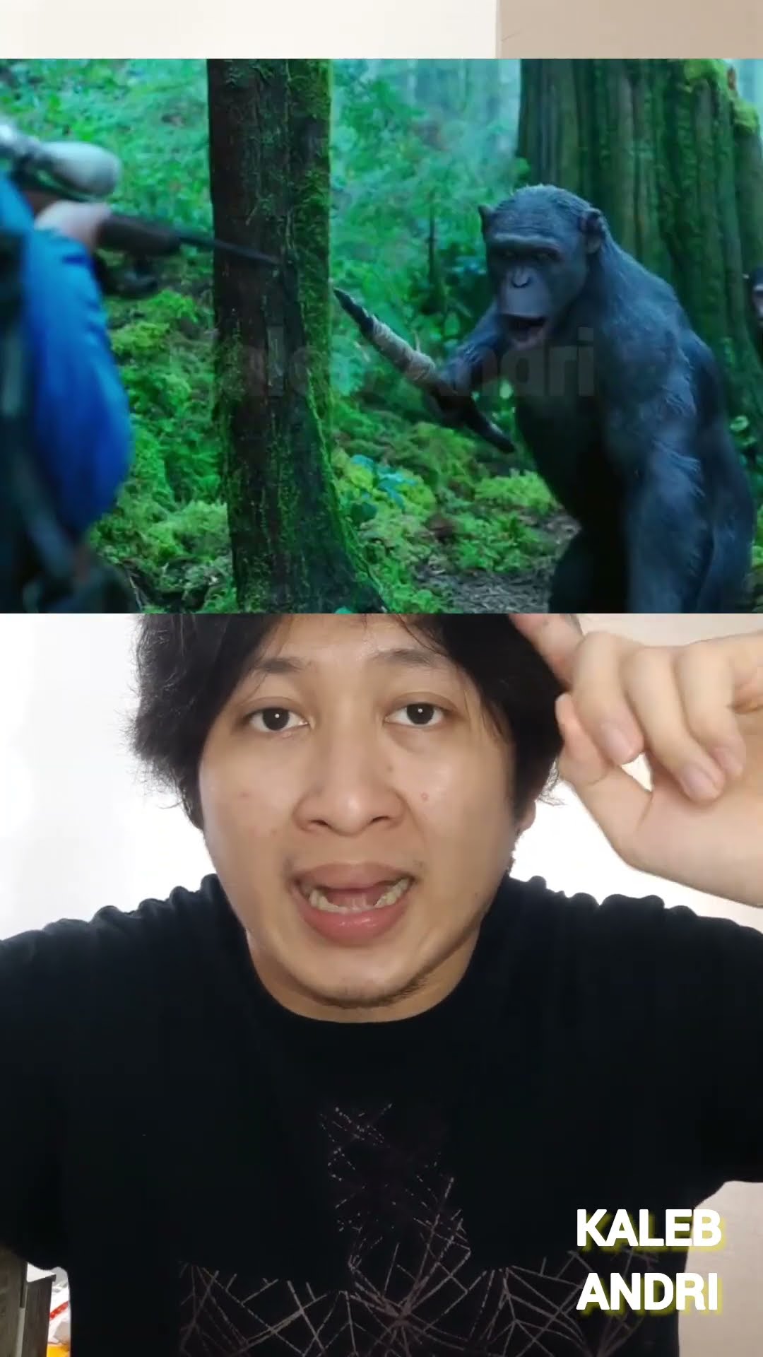 AWAL MULA PERANG MONYET VS MANUSIA | Kaleb Andri #shorts #storytime